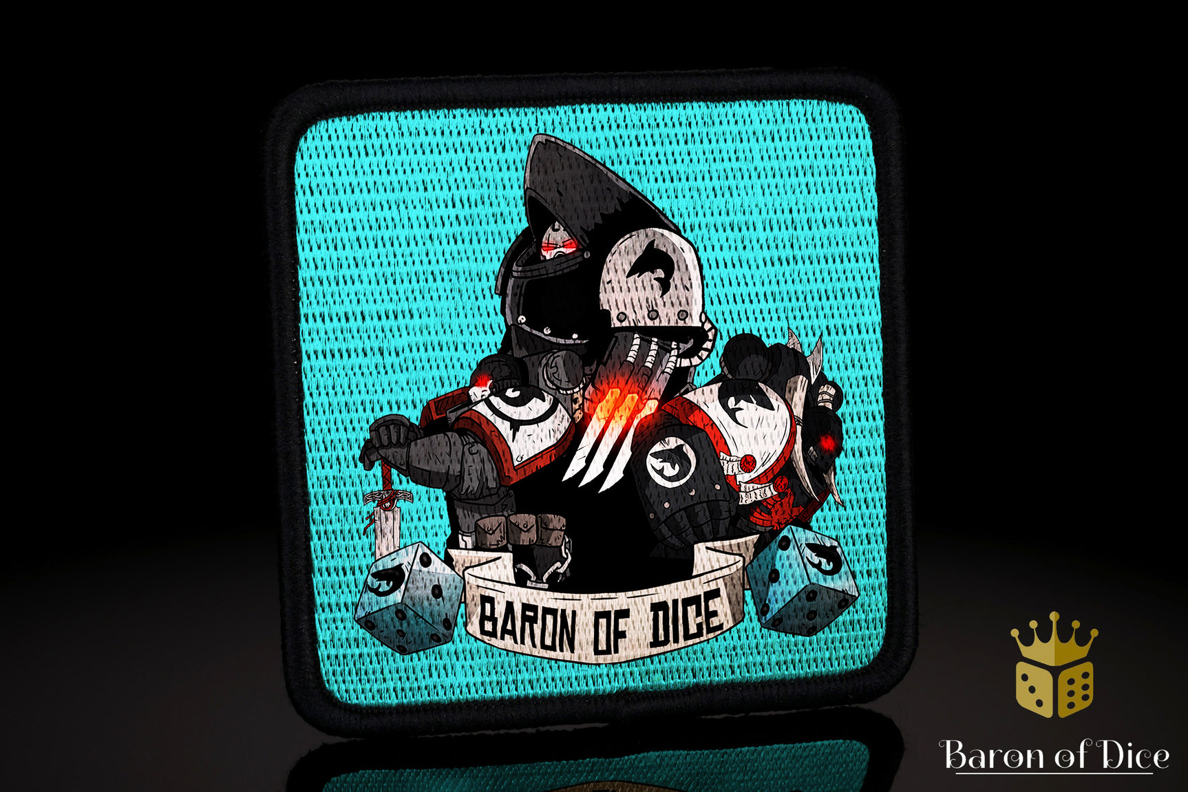 Space Sharks | Baron's Bag Compatible | Velcro Patches