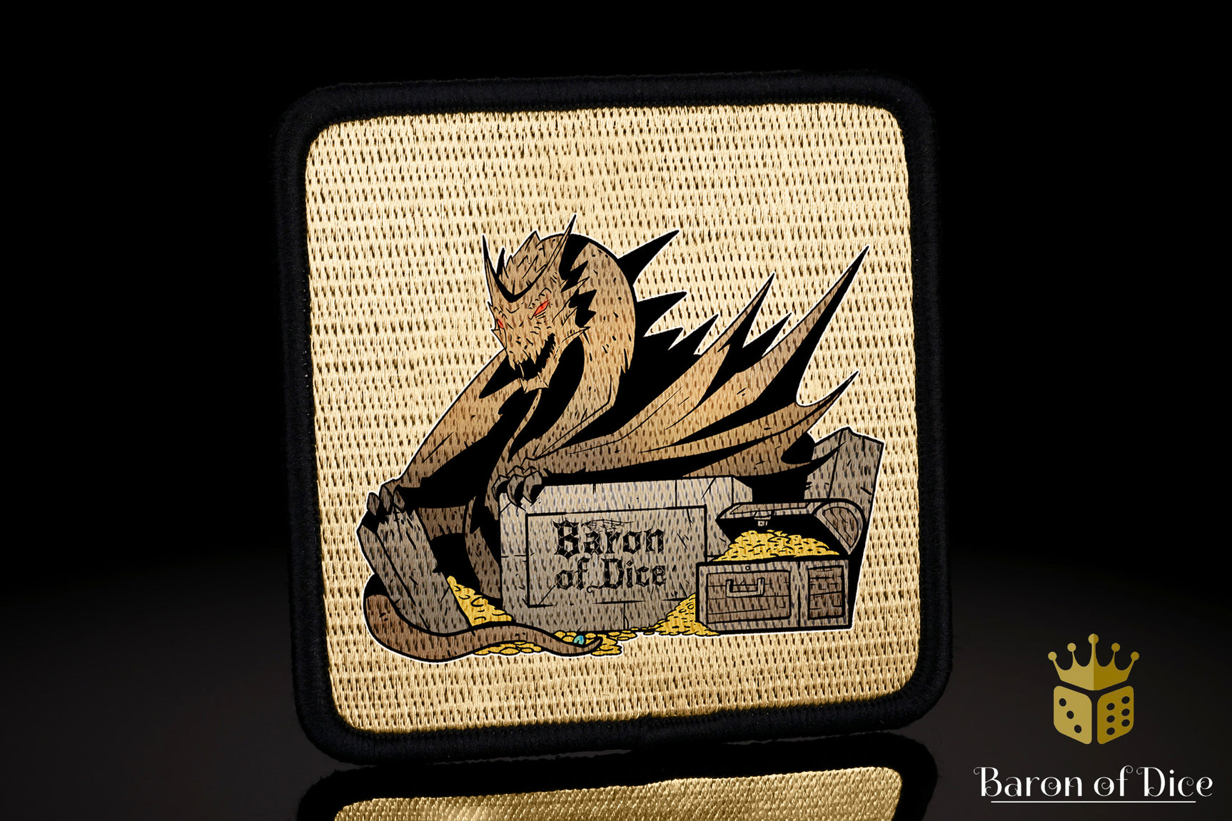 Baron's Dice Bag | Sole Ring | Ancient Dragon Velcro Patch