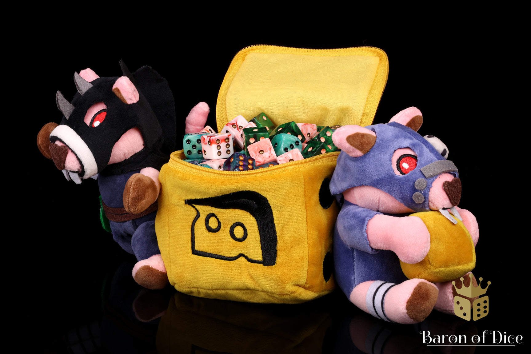 Cheese Thieves | Plushie Dice Bag