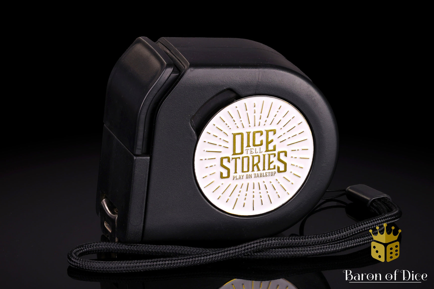 Wargaming Tape Measure | Baron's Coin™ Compatible | Dice Tell Stories