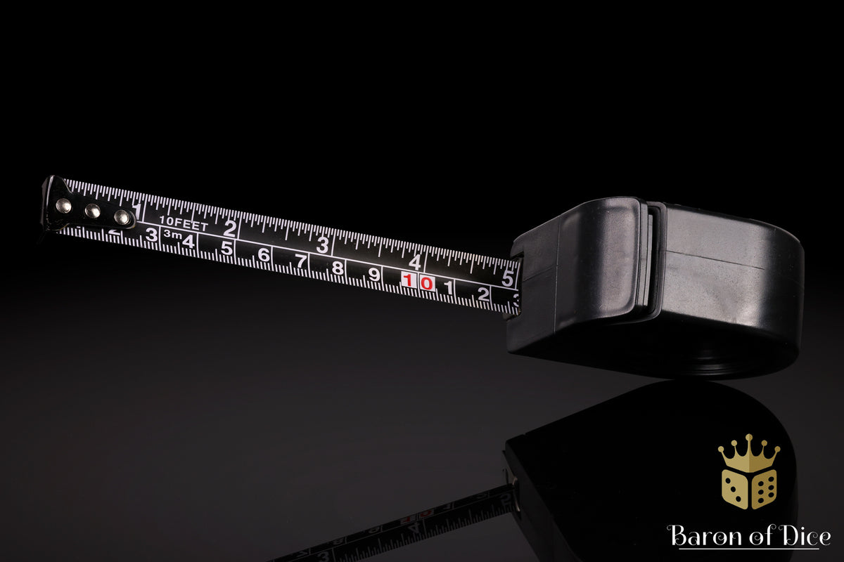 Demonic Forges | Wargaming Tape Measure | Baron's Coin™ Compatible