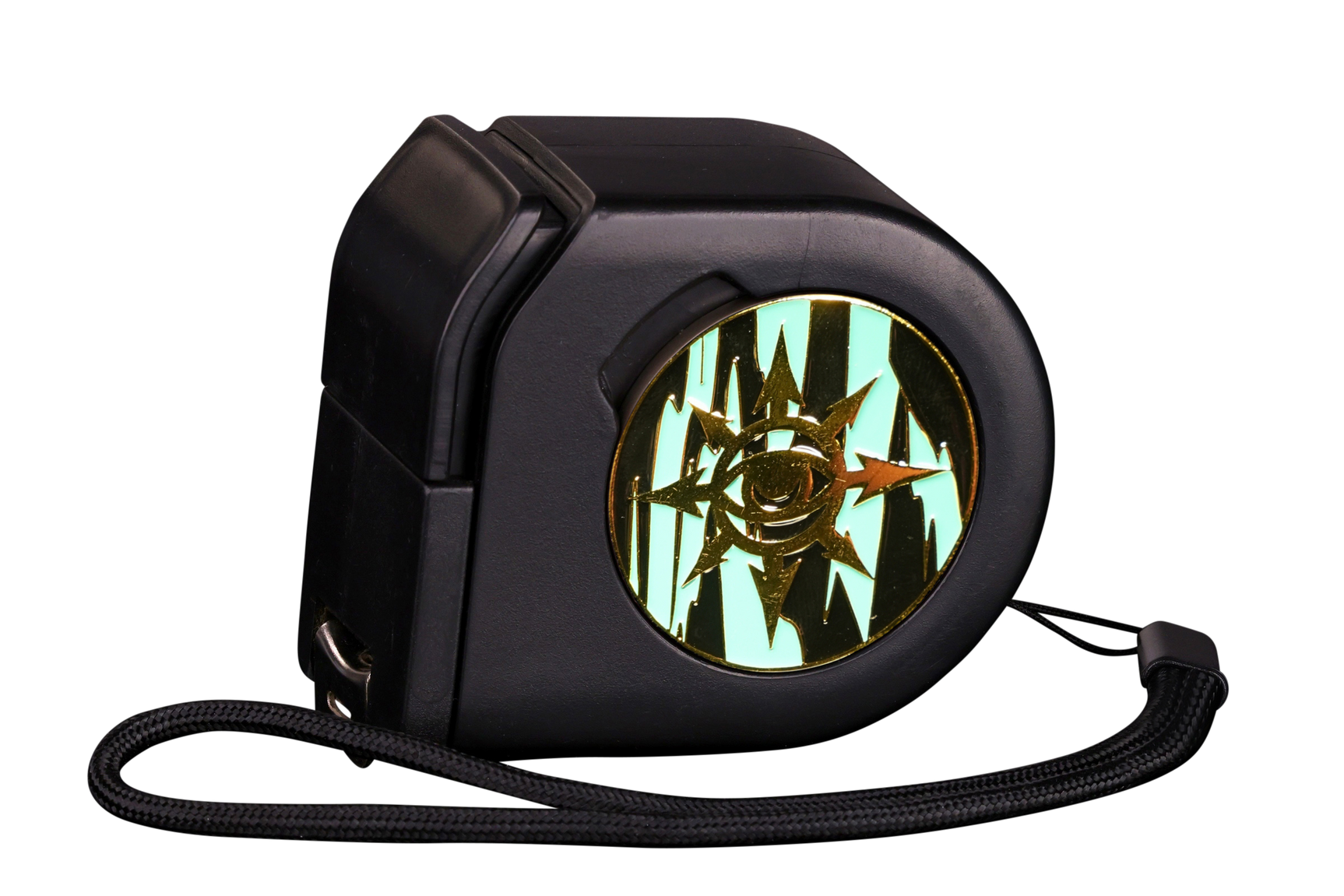 Wargaming Tape Measure | Baron's Coin™ Compatible | Eye of Chaos | Aquamarine