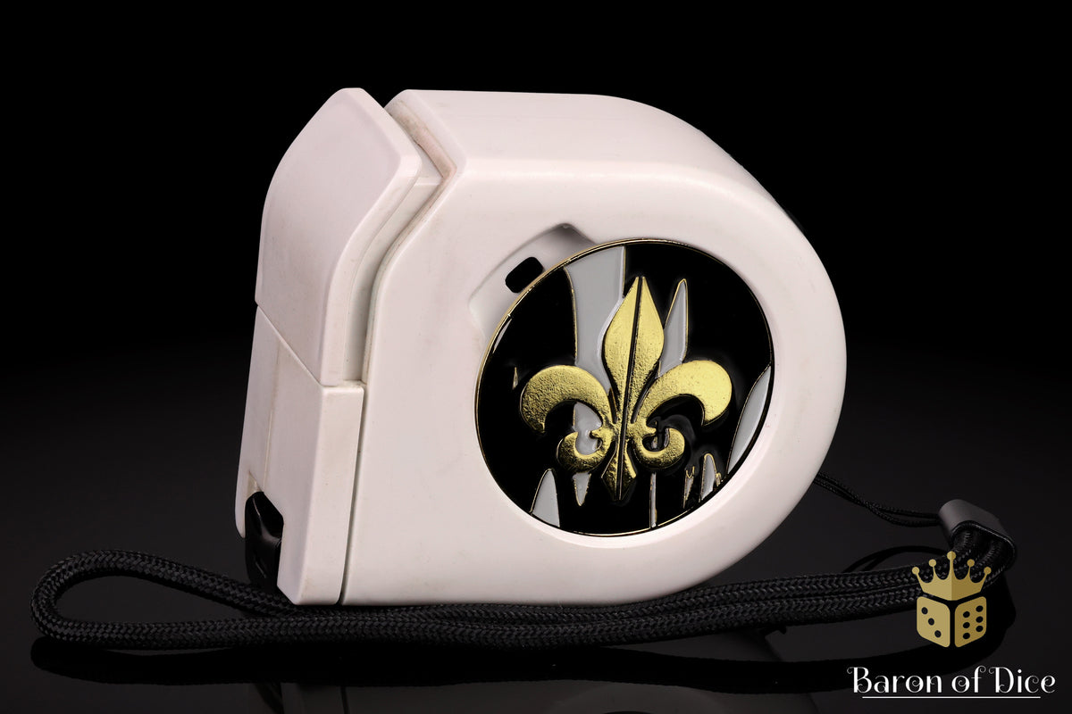 Fleur De Lis | Heritage | Wargaming Tape Measure | Baron's Coin™ Compatible