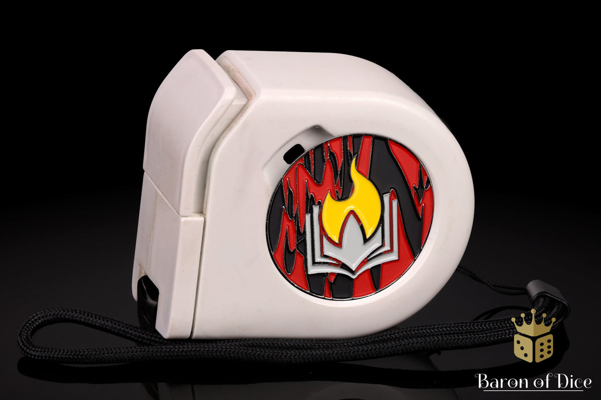 Scorched Book | Wargaming Tape Measure | Baron's Coin™ Compatible