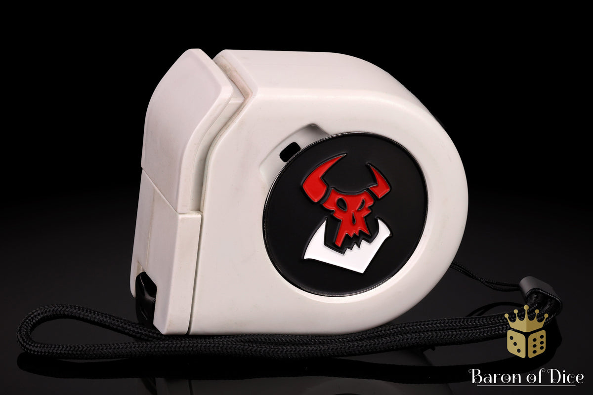 Orc | Black | Wargaming Tape Measure | Baron's Coin™ Compatible