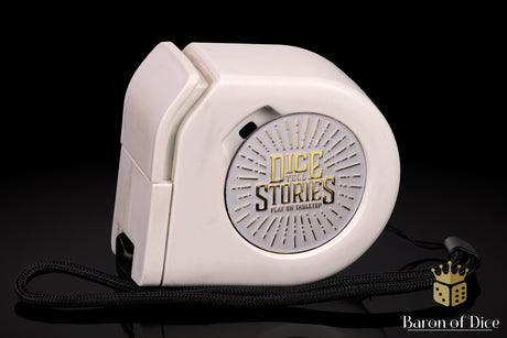 Dice Tell Stories | Wargaming Tape Measure | Baron's Coin™ Compatible