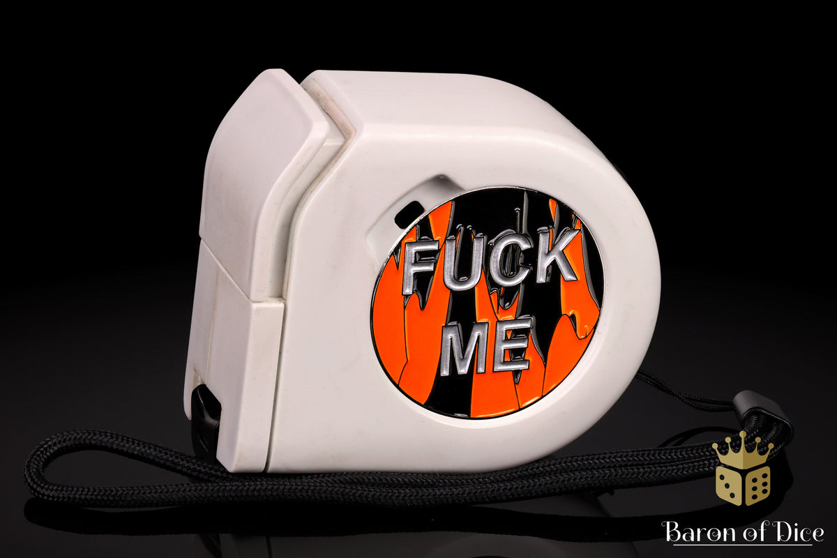 F**k Me | Silver | Wargaming Tape Measure | Baron's Coin™ Compatible