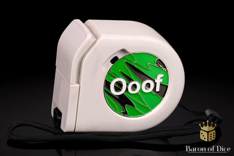 Ooof | Green | Wargaming Tape Measure | Baron's Coin™ Compatible