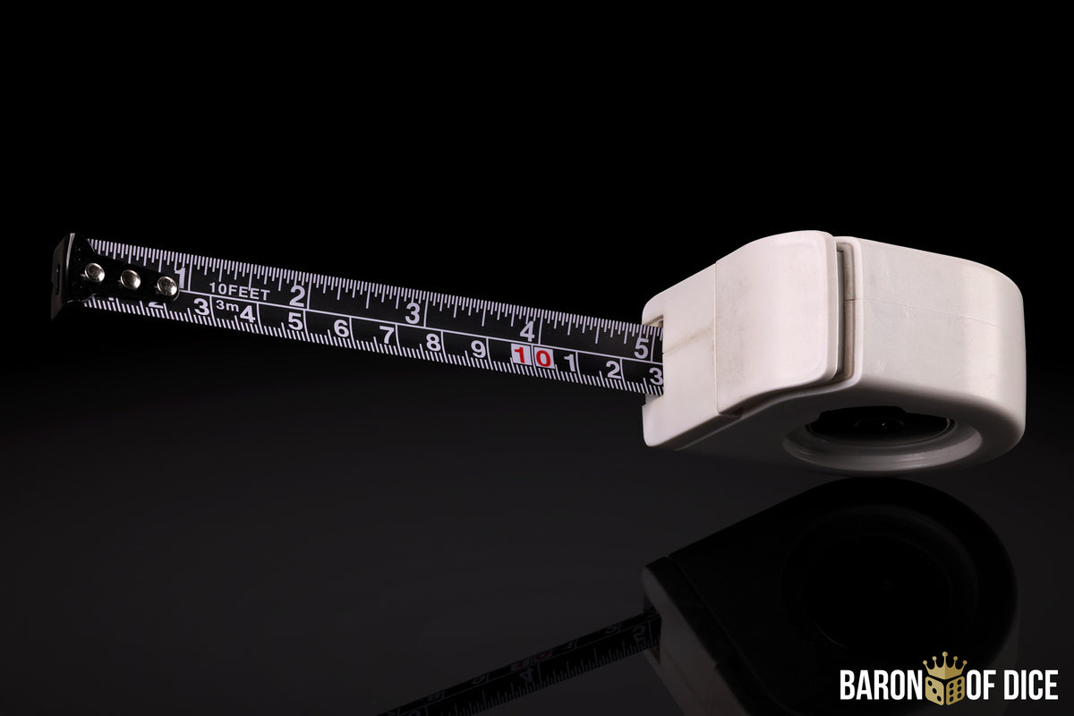 Baron | Wargaming Tape Measure | Baron's Coin™ Compatible