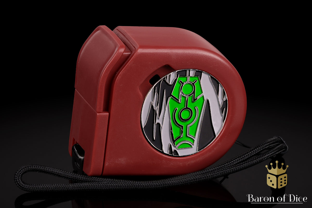 Green Coffin | Wargaming Tape Measure | Baron's Coin™ Compatible