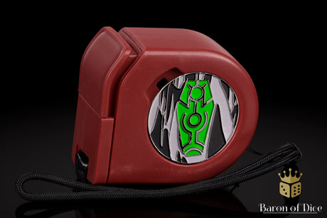 Green Coffin | Wargaming Tape Measure | Baron's Coin™ Compatible