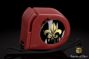 Fleur De Lis | Heritage | Wargaming Tape Measure | Baron's Coin™ Compatible