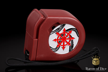 Marbled Chaos Star | Wargaming Tape Measure | Baron's Coin™ Compatible