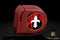 Fleur De Lis | Red | Wargaming Tape Measure | Baron's Coin™ Compatible
