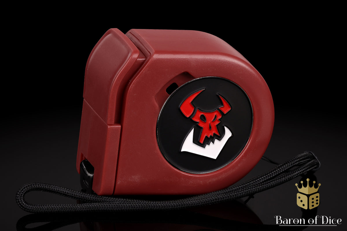 Orc | Black | Wargaming Tape Measure | Baron's Coin™ Compatible