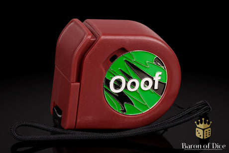 Ooof | Green | Wargaming Tape Measure | Baron's Coin™ Compatible