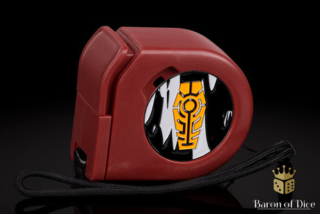 Orange Coffin | Wargaming Tape Measure | Baron's Coin™ Compatible