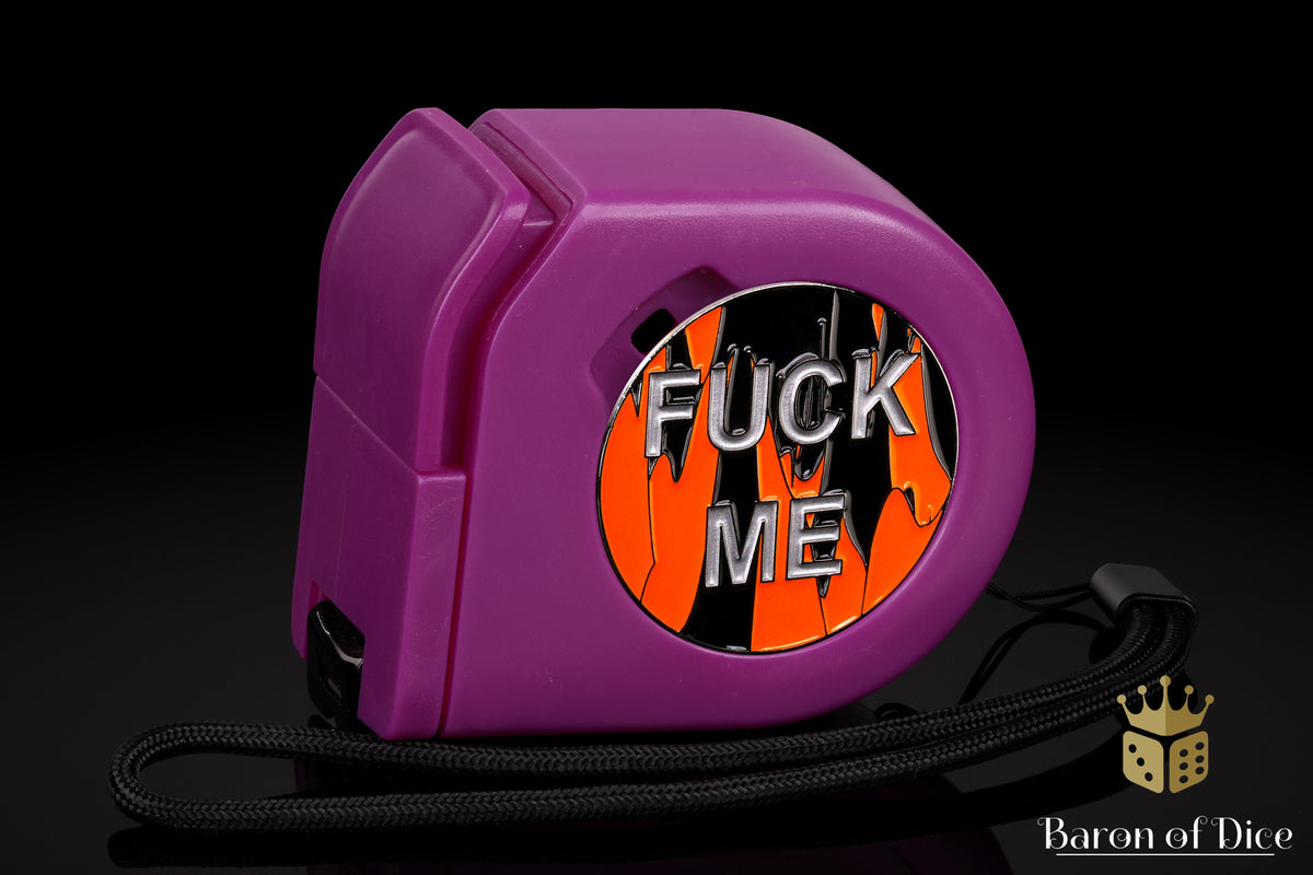F**k Me | Silver | Wargaming Tape Measure | Baron's Coin™ Compatible