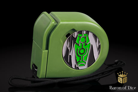 Green Coffin | Wargaming Tape Measure | Baron's Coin™ Compatible