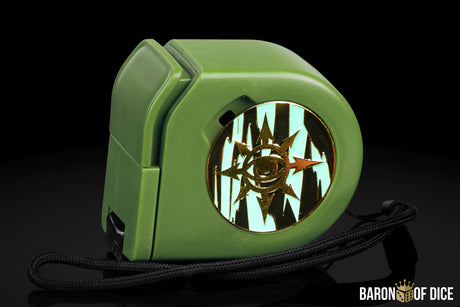 Eye of Chaos | Aquamarine | Wargaming Tape Measure | Baron's Coin™ Compatible