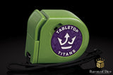 Tabletop Titans | Purple | Wargaming Tape Measure | Baron's Coin™ Compatible