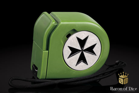 Templar | White | Wargaming Tape Measure | Baron's Coin™ Compatible