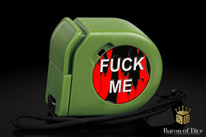 F**k Me | Red | Wargaming Tape Measure | Baron's Coin™ Compatible