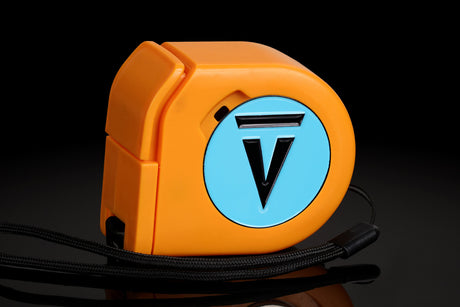 Vanguard Tactics | Light Blue | Wargaming Tape Measure | Baron's Coin™ Compatible