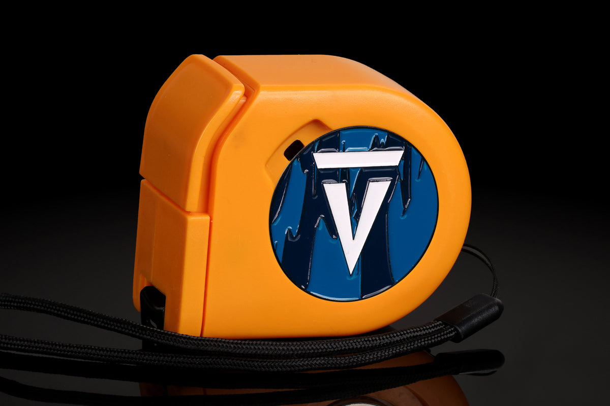Vanguard Tactics | Dark Blue | Wargaming Tape Measure | Baron's Coin™ Compatible