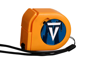 Vanguard Tactics | Dark Blue | Wargaming Tape Measure | Baron's Coin™ Compatible