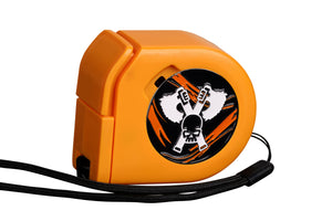 Skull Grinders | Black Lava | Wargaming Tape Measure | Baron's Coin™ Compatible