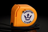 Tabletop Titans | White | Wargaming Tape Measure | Baron's Coin™ Compatible