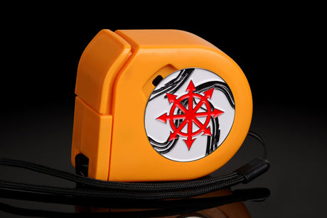 Marbled Chaos Star | Wargaming Tape Measure | Baron's Coin™ Compatible