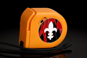 Fleur De Lis | Red | Wargaming Tape Measure | Baron's Coin™ Compatible