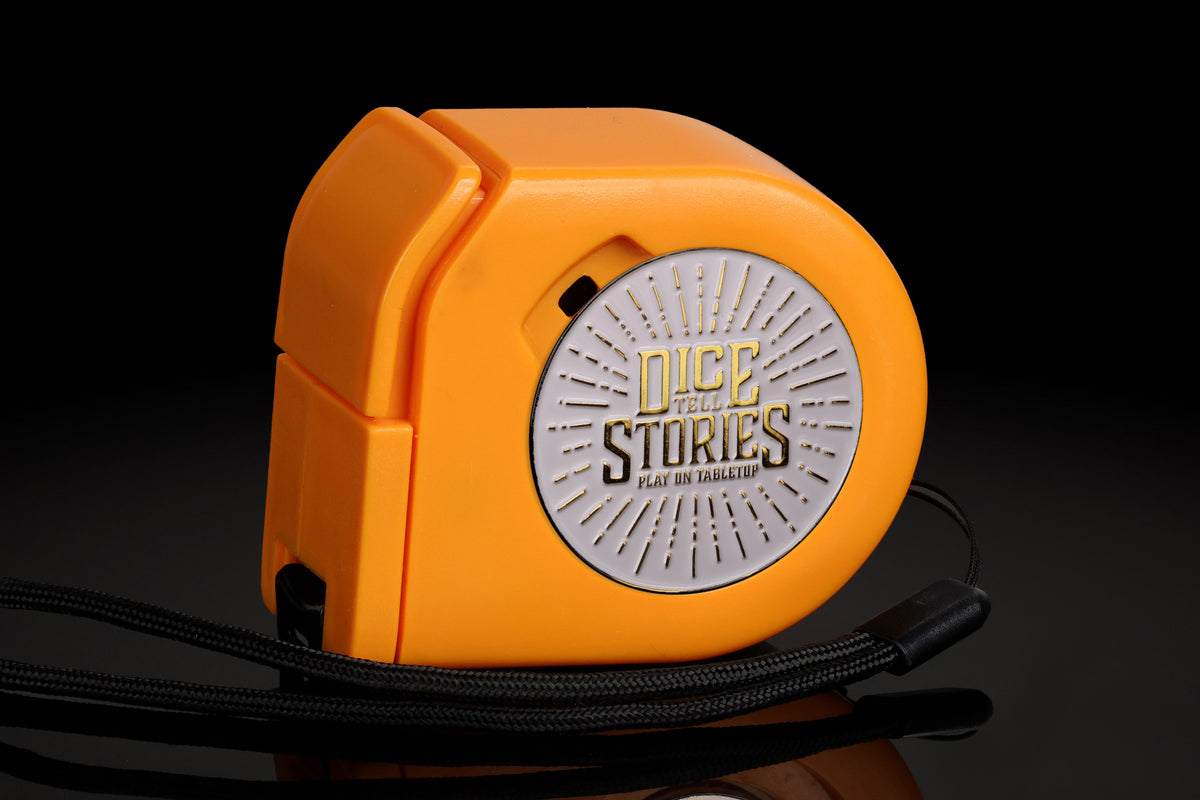 Dice Tell Stories | Wargaming Tape Measure | Baron's Coin™ Compatible