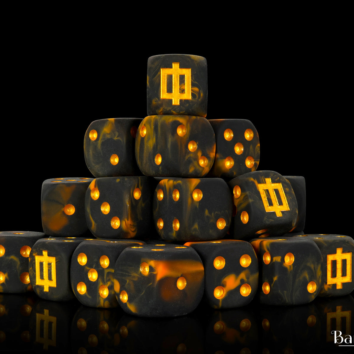 Lava Rune | Baron of Dice | Resin Dice