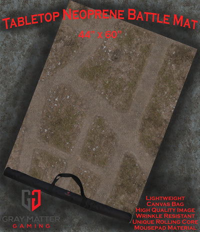 Abandoned Town - Neoprene Battle Mat - Baron of Dice