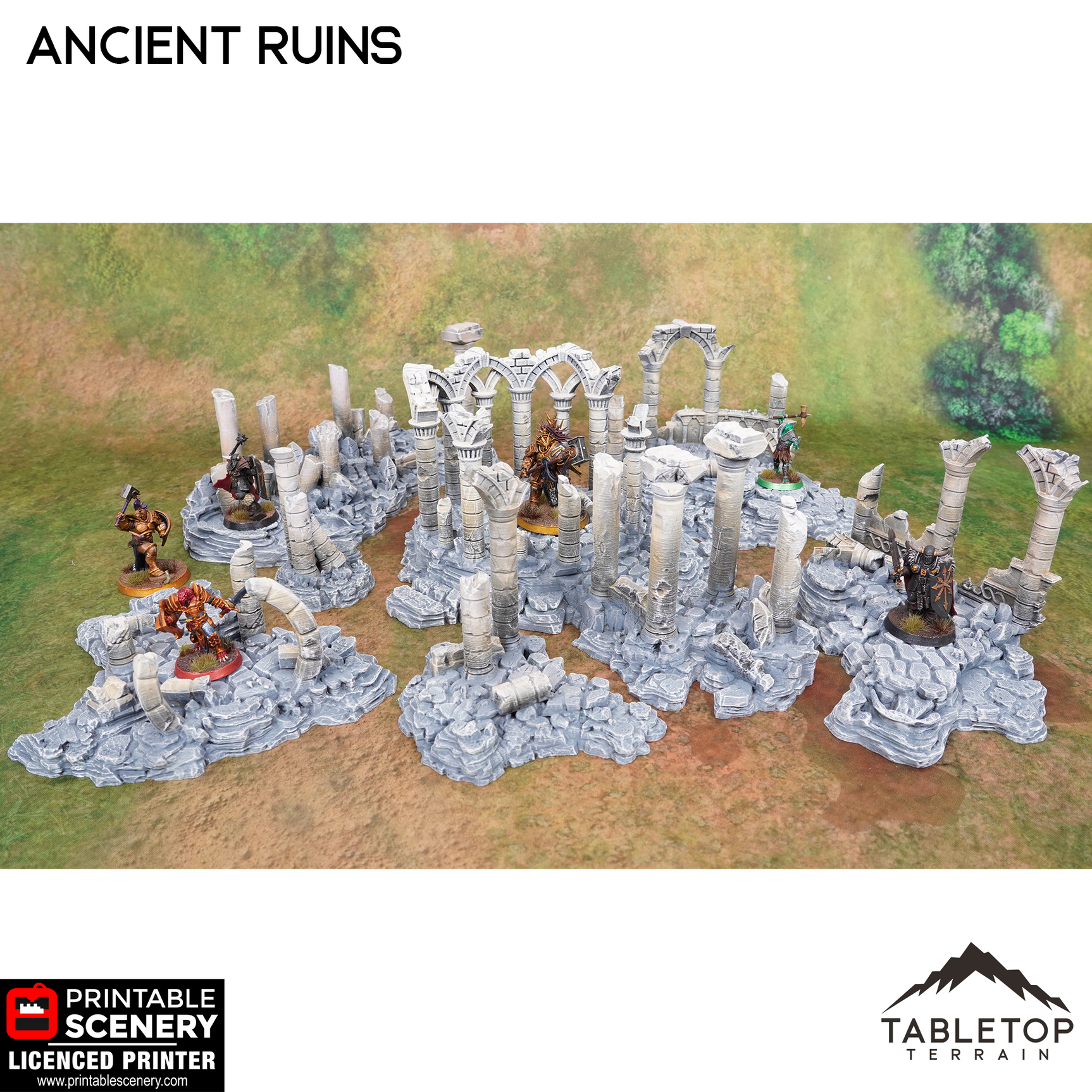 Ancient Ruins - Fantasy Scatter Terrain