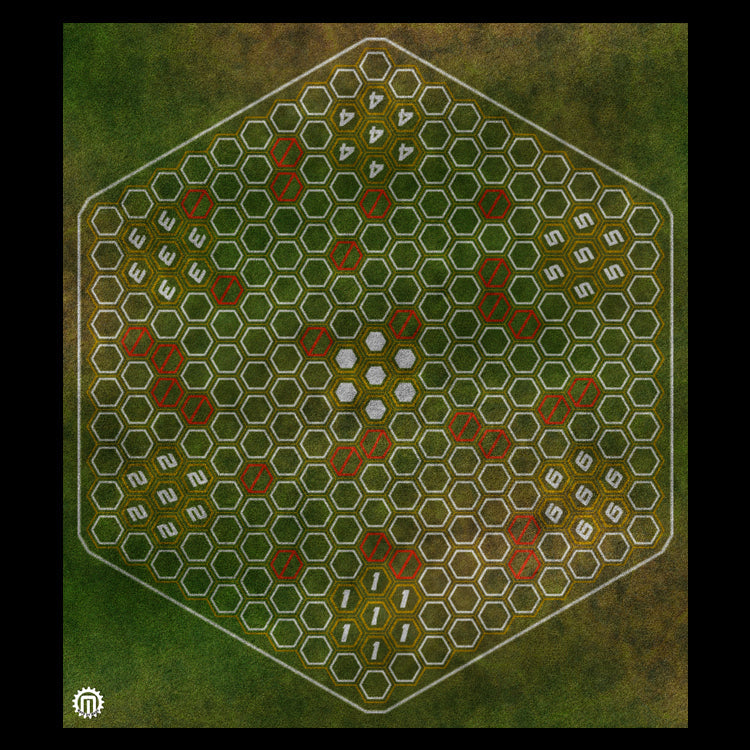 Mats by Mars: Aristeia Compatible Wargaming Play Mat Board