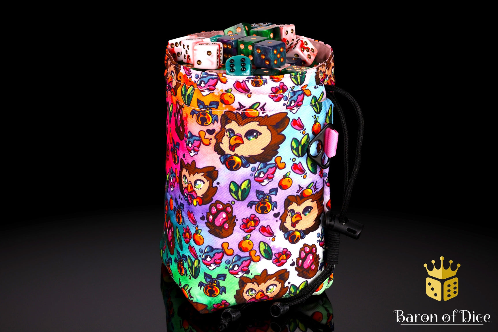 Fey Beast | Luxury RPG Dice Bag | Large