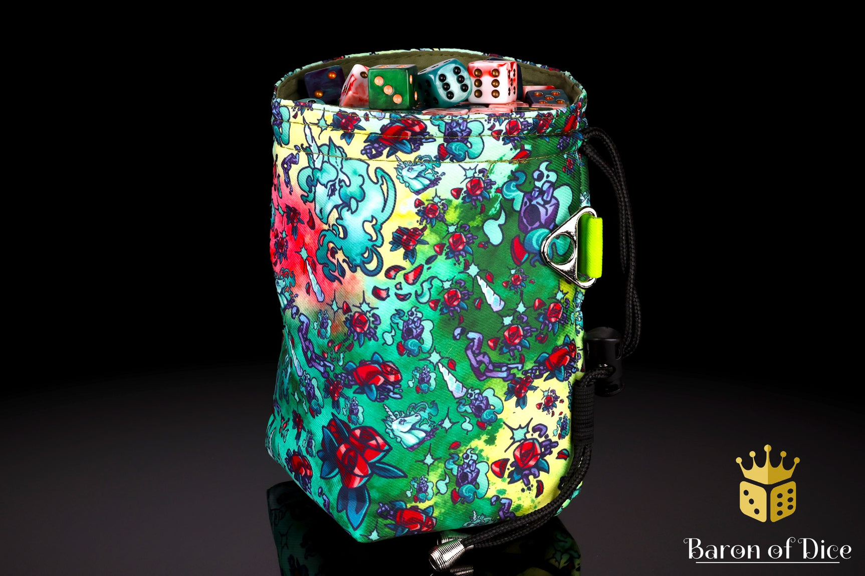 Ghost Unicorn | Luxury RPG Dice Bag | Large