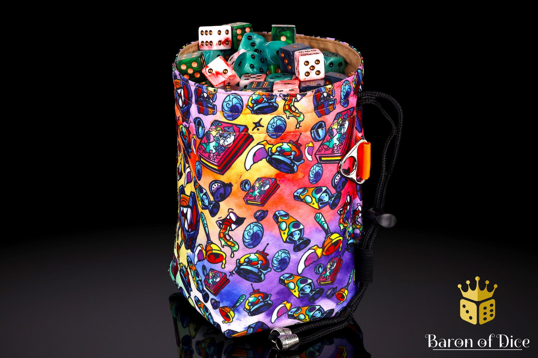 Chest of Wonder | Luxury RPG Dice Bag | Large