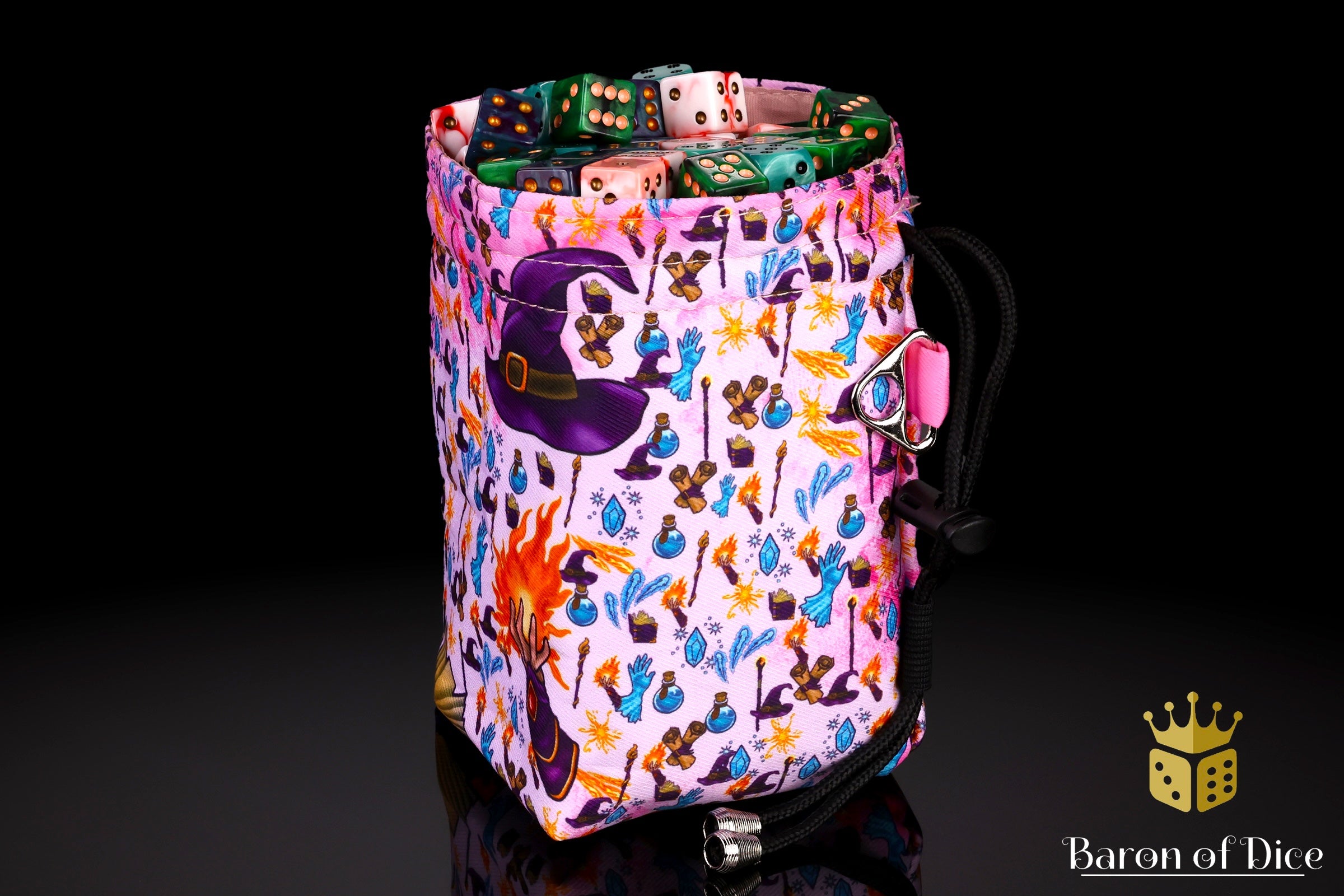 Wizard | Luxury RPG Dice Bag | Large | Baron of Dice