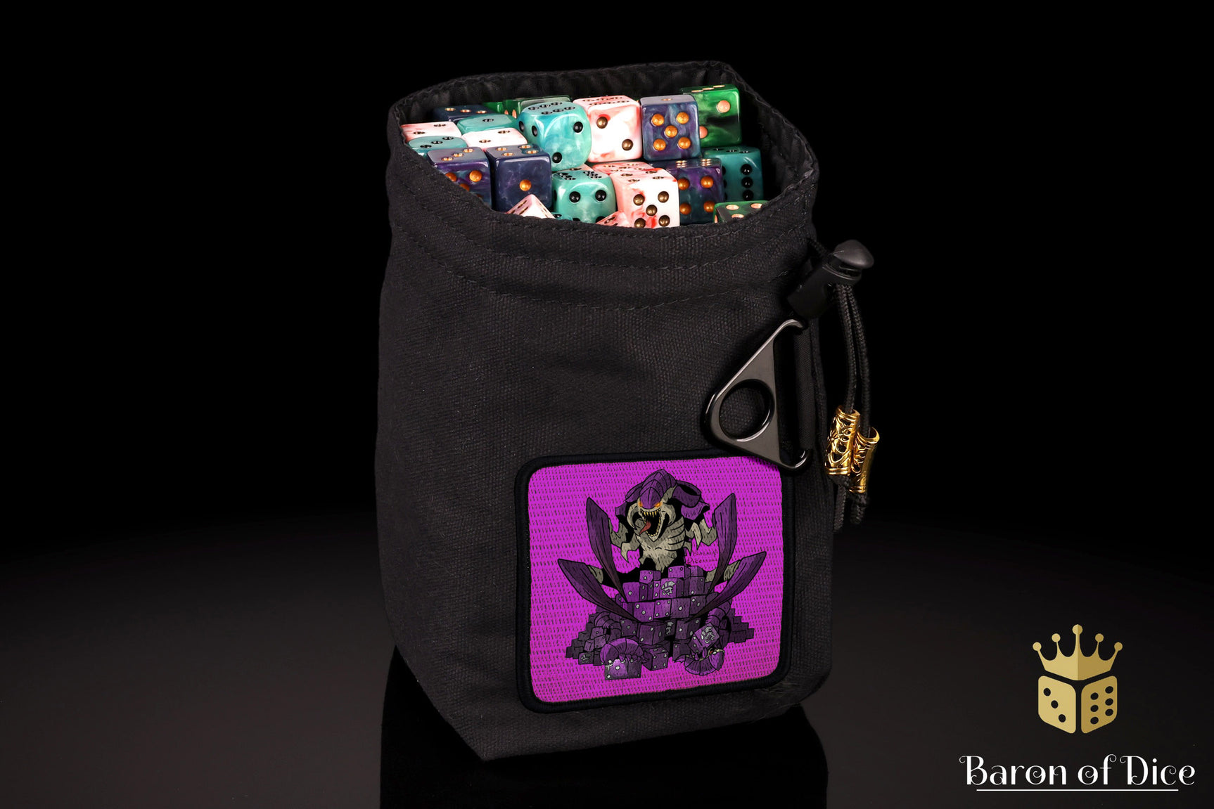 Baron's Dice Bag | Space Bug Velcro Patch