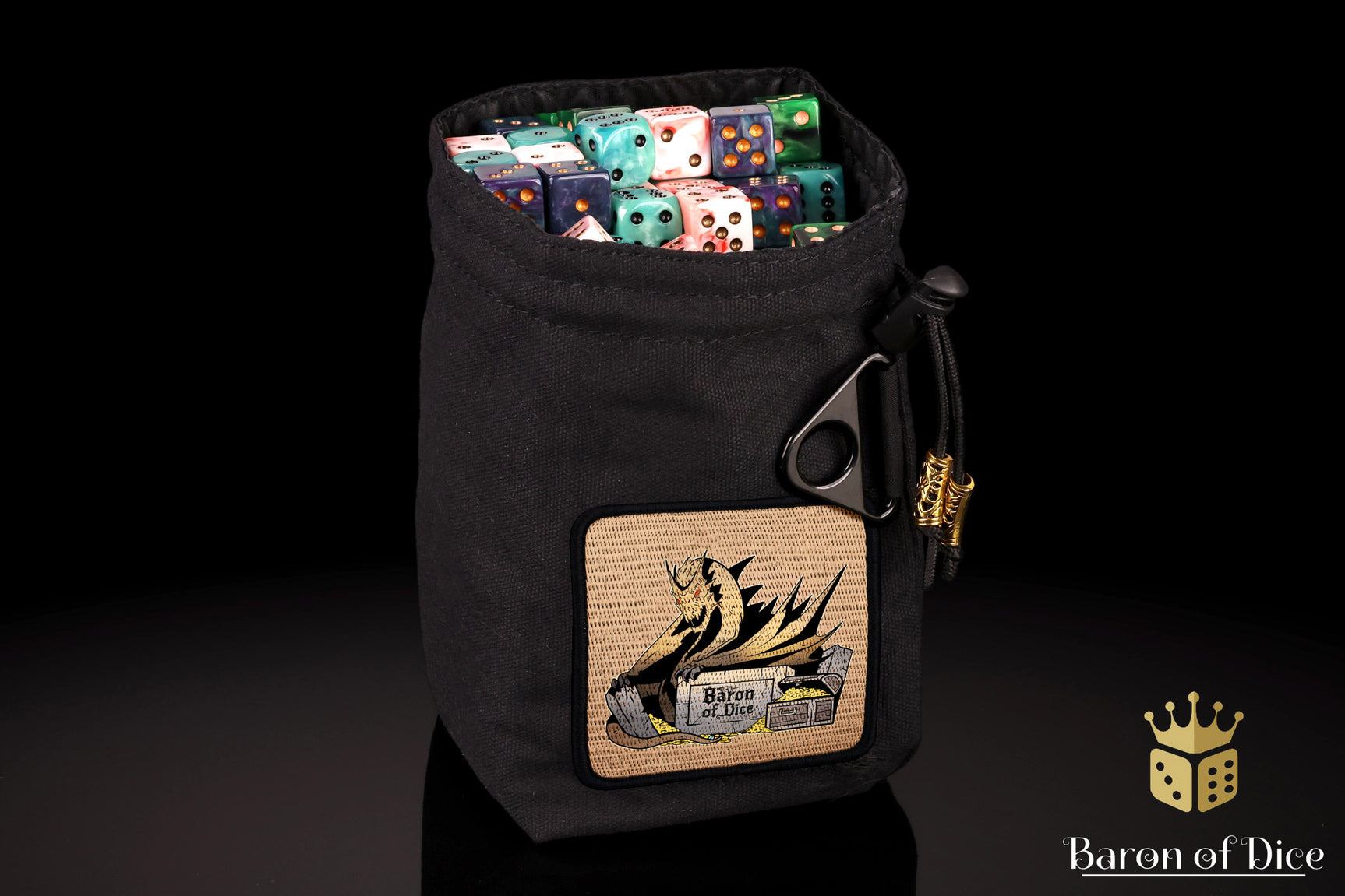 Baron's Dice Bag | Sole Ring | Ancient Dragon Velcro Patch