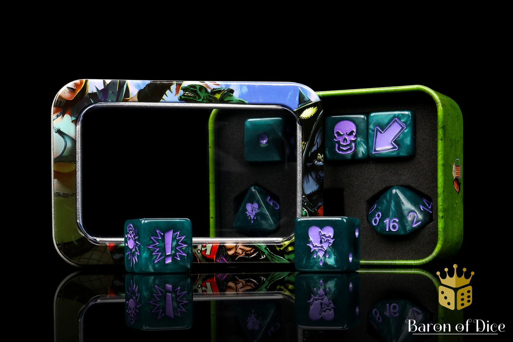 Terror - Bloody Football Dice (Set of 7)