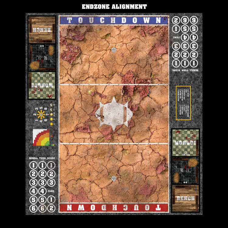 Mats by Mars:  Badlands Fantasy Football Play Mat / Pitch