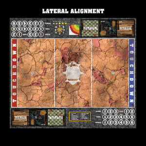 Mats by Mars:  Badlands Fantasy Football Play Mat / Pitch