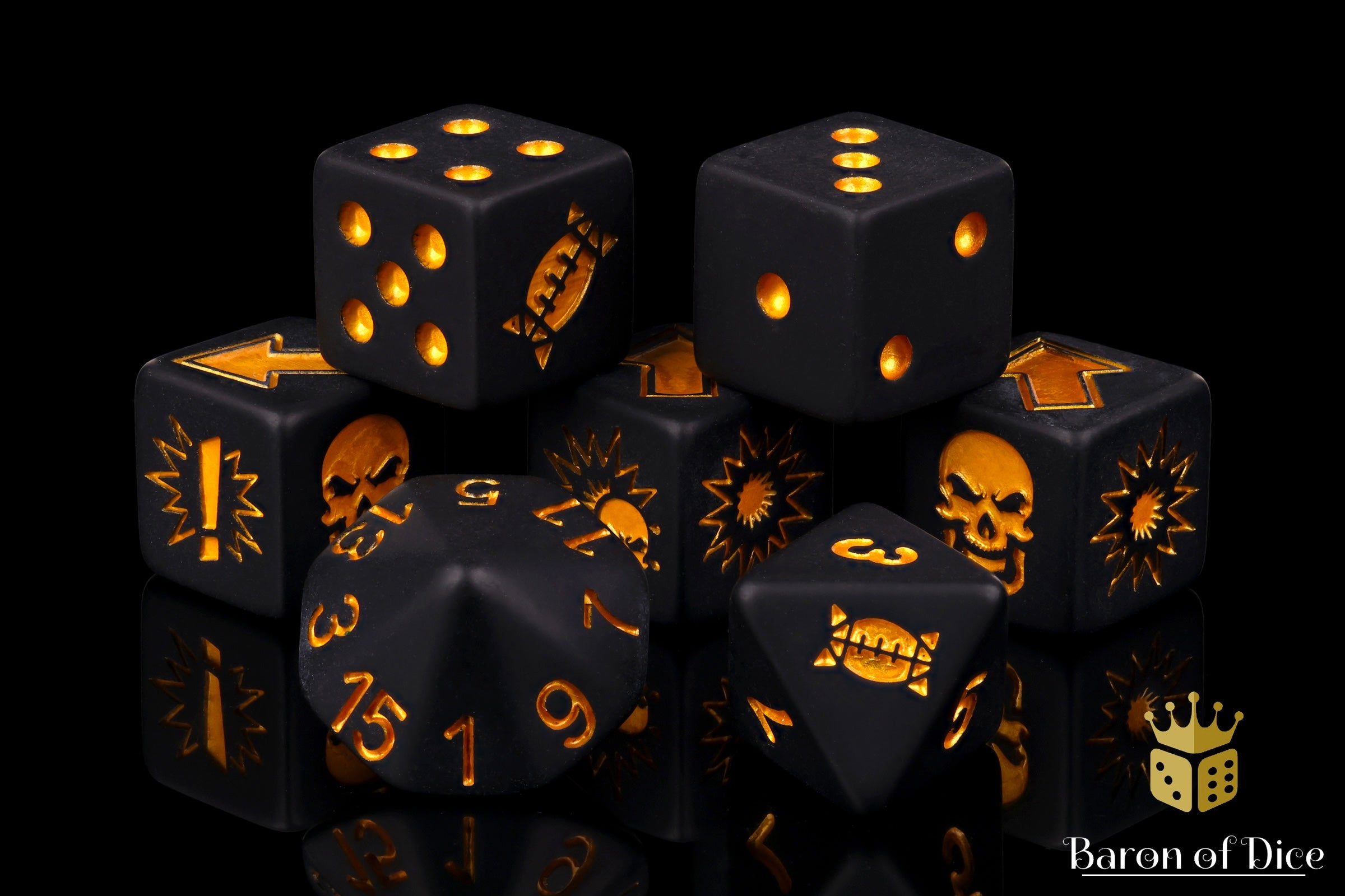 Matte Black | Baron of Dice | Bloody Football