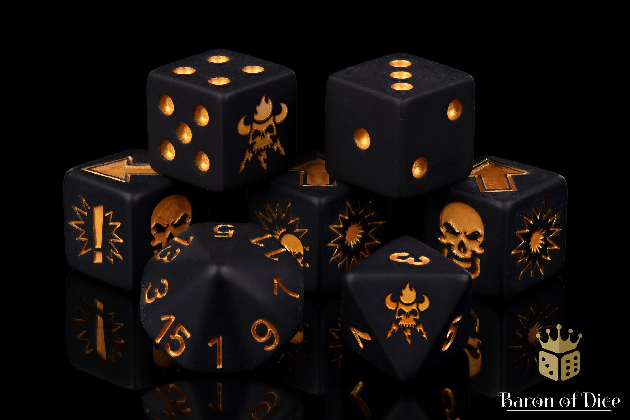 Matte Black | Baron of Dice | Bloody Football